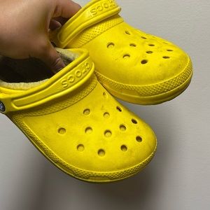 Yellow crocs